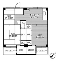 東加古川駅 徒歩18分 4階の物件間取画像